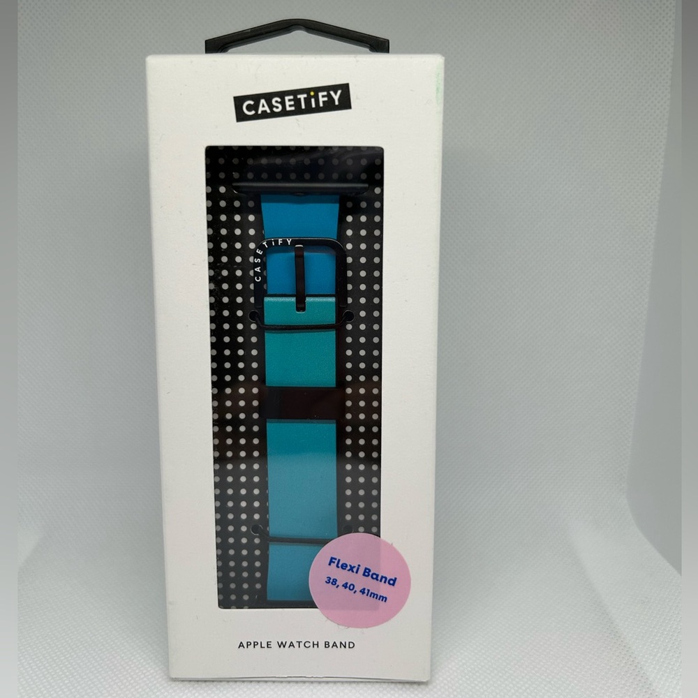 Casetify Apple Blue and Black Smartwatch Band
